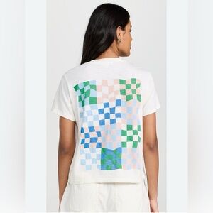 Sundry Cream Printed Tee